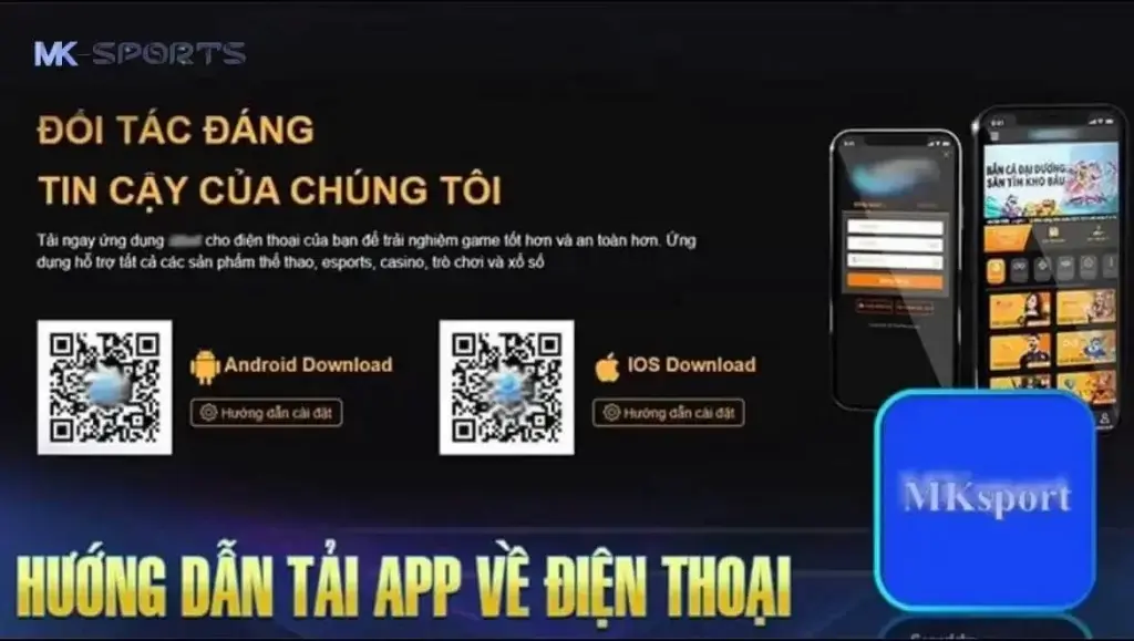 Tải app Mk sport siêu đơn giản trên đa hệ điều hành 